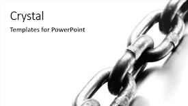  Presentation with steel heat treatment - Beautiful theme featuring chain macro - industrial heavy duty backdrop and a white colored foreground