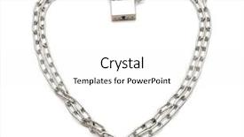  Presentation with padlock - PPT theme featuring chain which is connected background and a white colored foreground