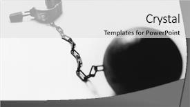  Presentation with chain - PPT theme with texture of rough plastered gray wall with lichen grungy plaster wall texture background close-up background and a gray colored foreground