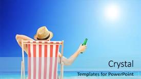  Presentation with sitting teddy bear isolated - PPT layouts consisting of chair and holding a beer background and a light blue colored foreground