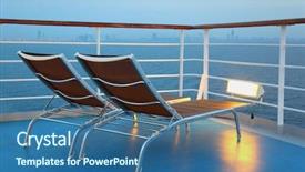  Presentation with ship - Slides enhanced with chair are on the ship background and a ocean colored foreground