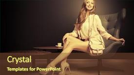  Presentation with batik fabric beautiful of art - Slides enhanced with chair in art nouveau style background and a tawny brown colored foreground