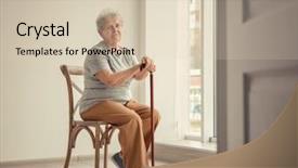  Presentation with poverty - Cool new slide deck with chair in empty room poverty backdrop and a lemonade colored foreground