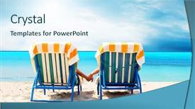  Presentation with rear view mirror - PPT theme featuring  background and a  colored foreground.