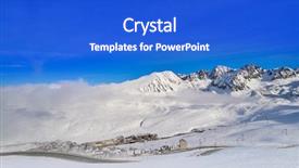  Presentation with dance em casa - Theme consisting of chairlifts - pas de la casa village background and a cobalt blue colored foreground