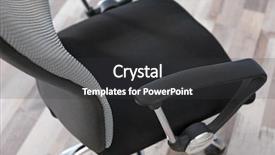  Presentation with office chair - Cool new PPT theme with chairs - new office chair backdrop and a dark gray colored foreground