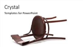  Presentation with tv show studio camera - Colorful presentation enhanced with chairs - studio shot of a mahogany backdrop and a white colored foreground