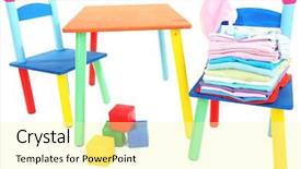  Presentation with montessori - Beautiful theme featuring chairs for little kids backdrop and a  colored foreground