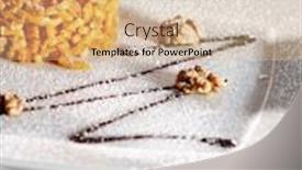  Presentation with grains - PPT theme featuring chak-chak-is-a-tatar background and a coral colored foreground