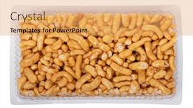  Presentation with honey - PPT theme featuring chak-chak-with-honey background and a yellow colored foreground