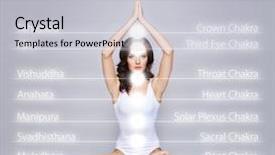  Presentation with chakra - Cool new theme with chakra names over her body backdrop and a light gray colored foreground