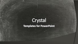  Presentation with blackboard - PPT theme with chalk board - old dirty blackboard background and a dark gray colored foreground