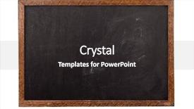  Presentation with chalk board - Cool new presentation theme with chalk board - school blackboard backdrop and a dark gray colored foreground