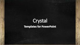  Presentation with school board - PPT theme featuring chalk board - school blackboard background and a black colored foreground