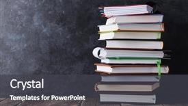  Presentation with chalk board - Amazing slide set having chalk board back to school backdrop and a dark gray colored foreground