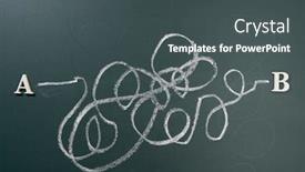  Presentation with chaos - Audience pleasing presentation theme consisting of chalk-drawing-insane-messy-line backdrop and a dark gray colored foreground