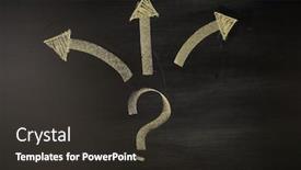  Presentation with chalk - Cool new theme with chalk-drawing-on-blackboard backdrop and a dark gray colored foreground