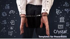  Presentation with chalk - Audience pleasing presentation theme consisting of chalk-drawn-courthouse-symbols and a  colored foreground