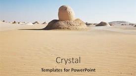  Presentation with egypt - Beautiful slides featuring chalk formation in white desert egypt backdrop and a lemonade colored foreground
