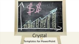  Presentation with black chalkboard chalk dust - Amazing slide deck having chalk free drawing on chalkboard backdrop and a soft green colored foreground