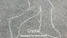  Presentation with body network - Beautiful presentation theme featuring chalk outline of body dead backdrop and a gray colored foreground