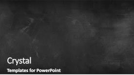  Presentation with chalk - Colorful slide deck enhanced with chalk rubbed out on blackboard backdrop and a dark gray colored foreground