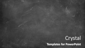  Presentation with chalk - Cool new PPT layouts with chalk-rubbed-out-on-blackboard backdrop and a dark gray colored foreground