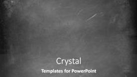  Presentation with coach chalk - Slide set enhanced with chalk-rubbed-out-on-blackboard background and a gray colored foreground