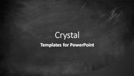  Presentation with chalk - Slide set consisting of chalk-rubbed-out-on-blackboard background and a dark gray colored foreground