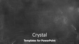  Presentation with chalk - PPT layouts having chalk-rubbed-out-on-blackboard background and a dark gray colored foreground