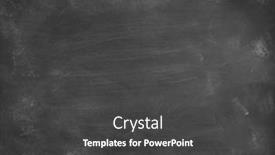  Presentation with chalk - Amazing slide deck having chalk-rubbed-out-on-blackboard backdrop and a dark gray colored foreground