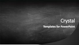  Presentation with coach chalk - Audience pleasing PPT layouts consisting of chalk rubbed out on blackboard backdrop and a  colored foreground