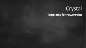  Presentation with chalk - Amazing PPT theme having chalk-rubbed-out-on-blackboard backdrop and a dark gray colored foreground