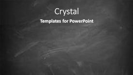  Presentation with chalk - Slide deck enhanced with chalk-rubbed-out-on-blackboard background and a dark gray colored foreground