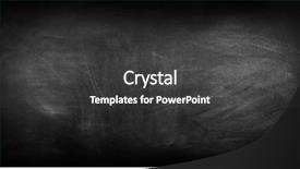  Presentation with schools out - Presentation enhanced with chalk rubbed out on blackboard background and a  colored foreground