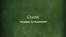  Presentation with green chalkboard - Colorful presentation enhanced with on green chalkboard vertical backdrop and a tawny brown colored foreground