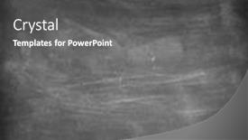  Presentation with vertical - Slide deck consisting of chalk-rubbed-out-on-vertical background and a dark gray colored foreground