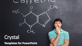  Presentation with chemical - Audience pleasing theme consisting of chalkboard background with drawn chemical backdrop and a  colored foreground