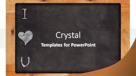  Presentation with valentines - Cool new PPT layouts with chalkboard-for-valentines-day backdrop and a dark gray colored foreground
