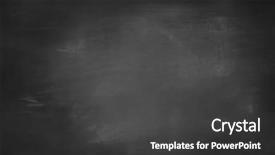  Presentation with chalk - Colorful presentation theme enhanced with chalkboard wall - chalk rubbed out on blackboard backdrop and a dark gray colored foreground