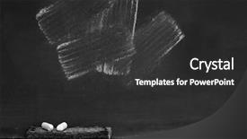  Presentation with black chalkboard chalk dust - Audience pleasing PPT layouts consisting of illustration of greeting card to new year with lights chain in 2016 backdrop and a wine colored foreground