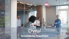  Presentation with young business people - Slide deck having challenge tournament - group of young startup business background and a gray colored foreground