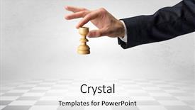  Presentation with step - Presentation theme with challenges figures chhallenge - big elegant hand taking his background and a white colored foreground