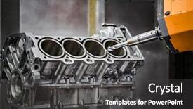  Presentation with metalworking cnc - Beautiful PPT layouts featuring challenging conditions a little backdrop and a dark gray colored foreground