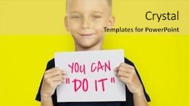  Presentation with new years eve - Beautiful theme featuring champagne for new year's backdrop and a yellow colored foreground