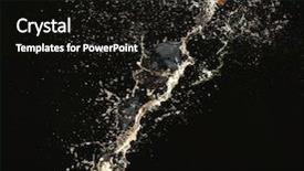  Presentation with cork - Amazing PPT theme having champagne splashes with cork backdrop and a  colored foreground