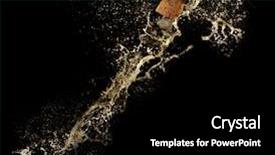  Presentation with cork - Amazing PPT layouts having champagne splashes with cork backdrop and a black colored foreground
