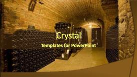  Presentation with champagne - Audience pleasing slides consisting of champagne winery epernay champagne region backdrop and a tawny brown colored foreground