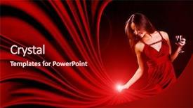  Presentation with black women - Colorful theme enhanced with champaign - glamour women with the whine backdrop and a wine colored foreground