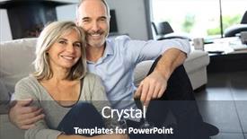  Presentation with active seniors senior couple - PPT layouts enhanced with champaign celebration - happy senior couple enjoying glass background and a tawny brown colored foreground